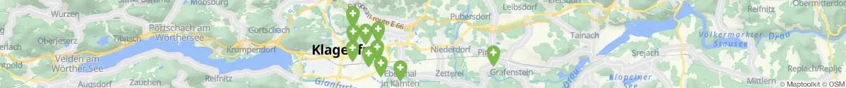 Kartenansicht für Apotheken-Notdienste in der Nähe von Hörtendorf (Klagenfurt  (Stadt), Kärnten)